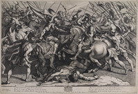 KG 17603
<br/>
De veldslag tussen keizer Constantijn en keizer Maxentius
<br/>
<em>Drevet, Claude (1697-1781)</em>